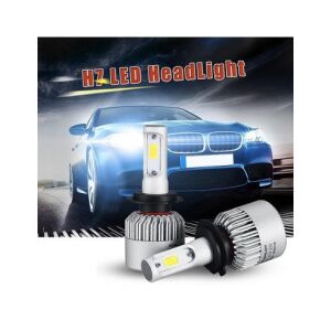 Sada 2 LED žiaroviek H7 s Canbus, 72W, 8000 lúmenov, 6000K, s autom v pozadí - Auto žiarovky