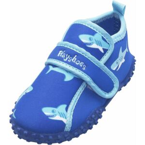 Playshoes Pantofi Apă Copii Shark - Albastru, Protecție UV50+, Antiderapant, 28-29 139040502 - Încălțăminte de apă