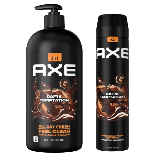 Axe Dark Temptation XXL Pack: Żel pod prysznic i dezodorant