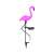 Ružová flamingo solárna LED záhradná lampa