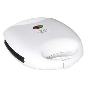 Adler AD301 szendvicssütő, fehér, ferde nézet - Adler