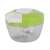Green manual food chopper with stainless steel blade