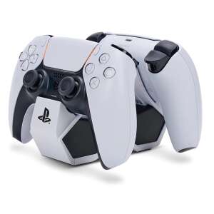 Statie de incarcare PowerA PlayStation 5 DualSense Twin Charging Station Negru-Alb