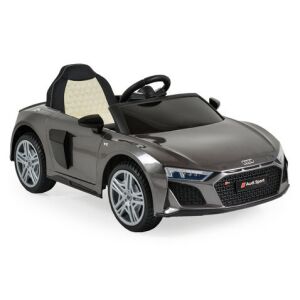 Audi R8 Spyder elektromos kisautó - Ezüst, 105cm