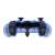PDP Afterglow Wired Controller for Xbox, transparent blue with prismatic lighting, back view