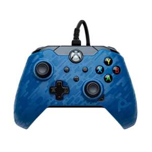 PDP Xbox Series X|S, Xbox One, PC 3,5 mm-es audio Vezetékes Revenant Blue kontroller