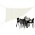 GardenLine beige triangle sun shade sail