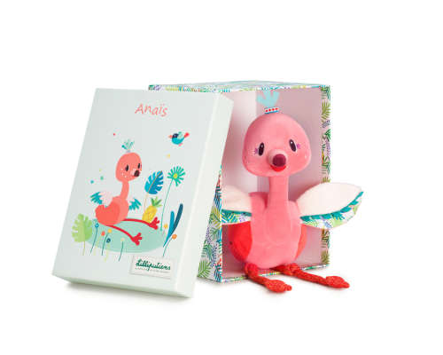 Lilliputiens Plüss díszdobozban - Flamingó #rózsaszín 31344882