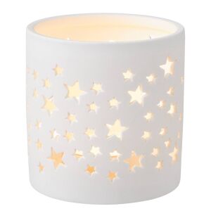 Fehér Karácsony - Csillagos Dolomit Mécsestartó - 7 cm 139075025 - Mécsestartó