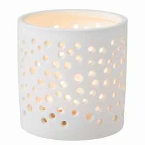 White Christmas Pöttyös Dolomit Mécsestartó - 7 cm 139075040 - Mécsestartó