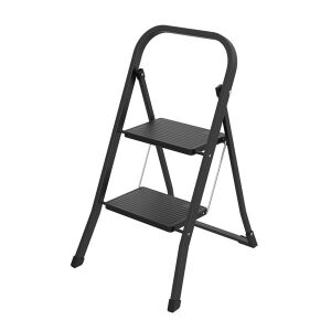 Kétfokos acél létra, 150kg teherbírás, összecsukható fellépő háztartási használatra - Létra & Állvány