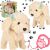 Interactive plush poodle puppy toy with packaging