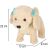 Dimensions of interactive plush poodle puppy toy