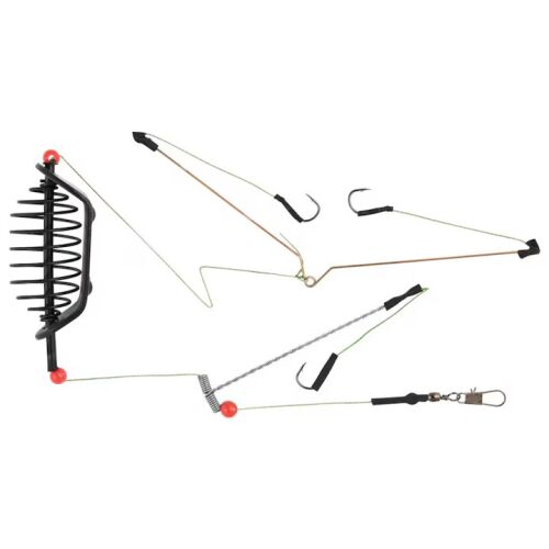 Montura pentru pescuit caras, crap, Slope II, cu 3 carlige nr8, momitor 40 grame 140644687