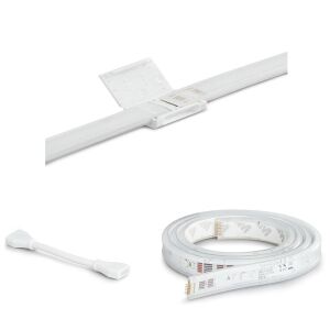 Extensie Philips Hue Lightstrip Plus cu conector și bandă rulată - Philips Benzi cu LED-uri