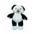 Black and white Coccolino plush bear