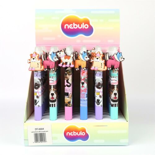 Nebulo Darling Dogs Radírozható Zselés Tollak, 36 db/display