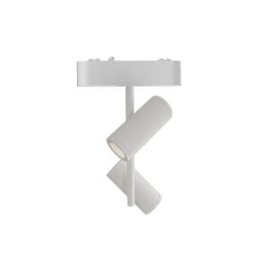 Lampa LED pe sina magnetica, 16W, 2 spoturi LED 48V, aluminiu, alb mat 139079778 - MasterLED