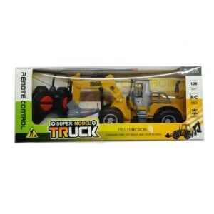 Építőipari jármű játék távirányítóval, 4 funkcióval, hangokkal, fényekkel, 1:36