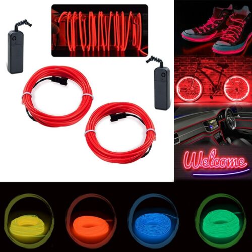 EL huzal készlet kerékpár, autó és cipő dekorációhoz