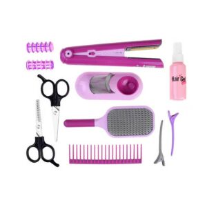 Fodrászkészlet gyerekeknek, Rózsaszín 