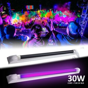 Lampa ultravioleta blacklight T8 30W cu suport 139080546 - Fénycsöves lámpa