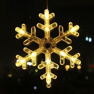 Megvilágított LED hópehely ablakdísz - ProCart