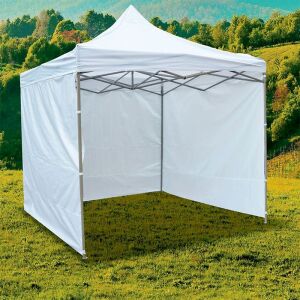 Cort de gradina quick tent 3x3m fehér oldalfalakkal - ProCart