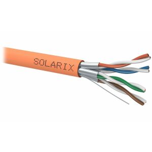 Kabel Solarix CAT6A STP LSOH B2ca-s1,d1,a1 500m/szpula SXKD-6A-STP-LSOH-B2ca 139081455 - Kabel FTP