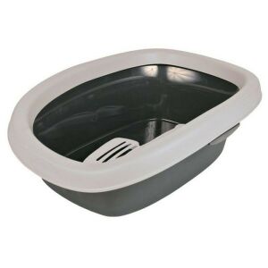 Trixie Carlo Macska WC - 31x14x43 cm - Szürke Műanyag 139082071 - Macska alomtálca