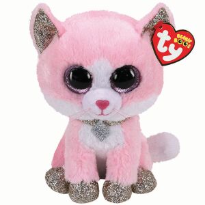 TY Beanie Boos - Rózsaszín Macska Plüssjáték - 15 cm