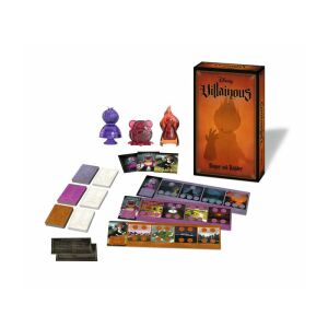 Ravensburger Disney Villainous: Bigger and Badder komponenty spoločenskej hry a krabica - Ravensburger
