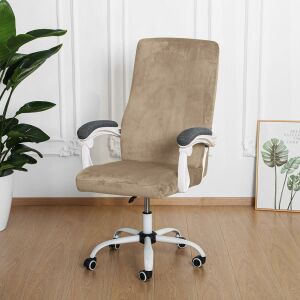 Bársony Forgószék Huzat - S méret, Kapucsínó Barna, 1 részes