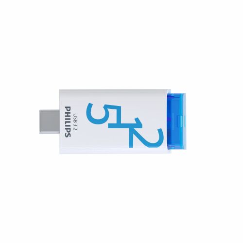 Philips 512GB USB-C 3.2 Gen 1 Pendrive Ocean Blue - Pendrive