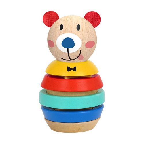 Tooky Toy fa macis toronyépítő játék - Játék