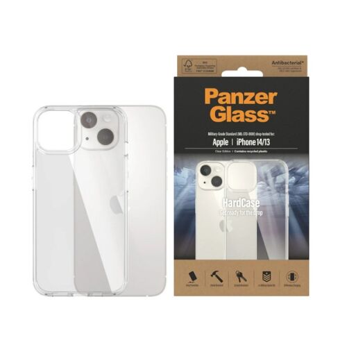 PanzerGlass HardCase - iPhone 15 Átlátszó Antibakteriális Tok 139096095 - Telefontok
