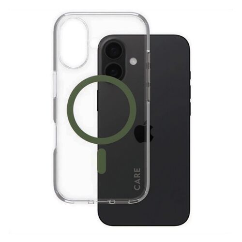 PanzerGlass Care Urban Combat iPhone 16 MagSafe ütésálló tok - Sötétzöld 139096261 - Telefontok