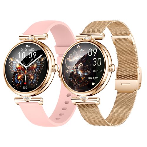 Tracer SMK15 Aurora, 1,28", AMOLED, Bluetooth, IP68 vízálló, Arany, Okosóra 139096833