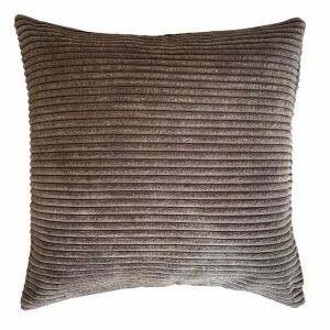 Barna kordbársony díszpárna 45x45 cm - Díszpárna