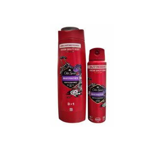 Old Spice Night Panther gel za tuširanje i šampon 400ml i dezodorans u spreju 150ml set - Old Spice