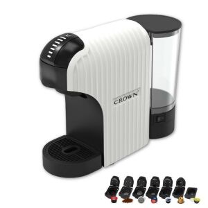 Crown CCM-1531W 7 az 1-ben kapszulás kávéfőző Nespresso, Dolce Gusto és őrölt kávé adapterekkel - Kapszulás és Párnás kávéfőző