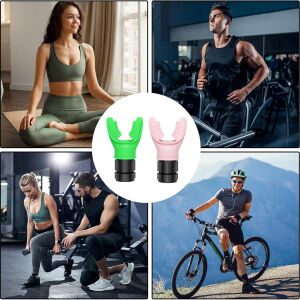 Треньор за дишане колаж за различни спортни дейности - Инструмент за фитнес