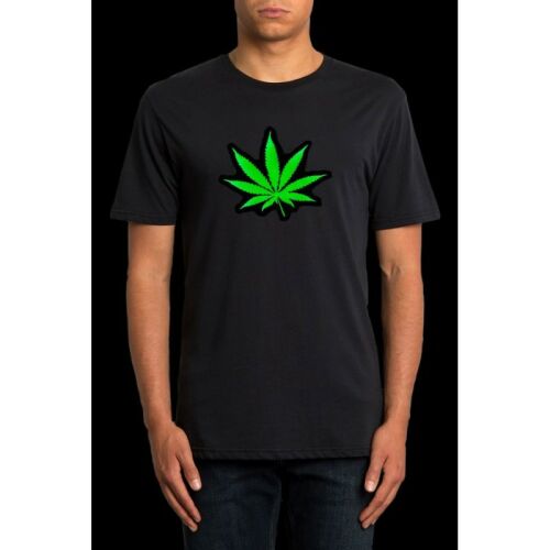 Tricou luminos cu egalizator Marijuana, marime M 139098618