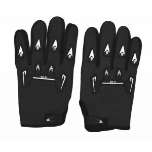 Manusi motocicleta Quad Cross Scooter, marime L, inchidere velcro, material permeabil, negru