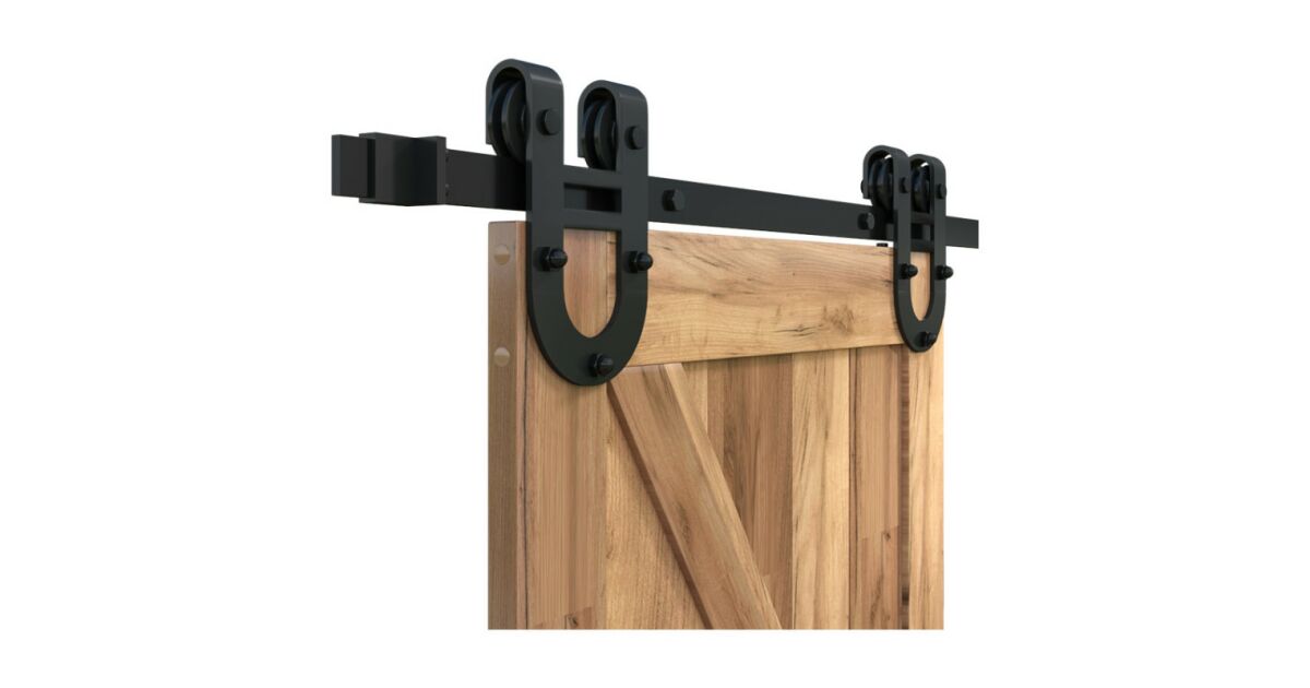 Tolóajtó rendszer, T modell, 2x100 cm-es vezetősínnel, ajtóvastagság 45-50 mm 139099097