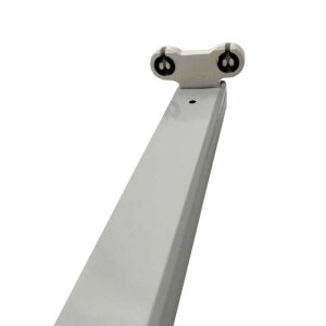 Corp dublu pentru neon LED 2x36W T8, lungime 120 cm, aluminiu 139099360 - Fénycsöves lámpa