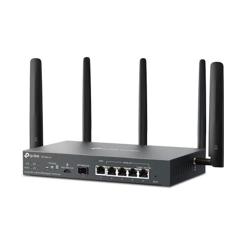 Router bezprzewodowy TP-Link ER706W-4G AX3000 VPN z obsługą 4G+ Cat6