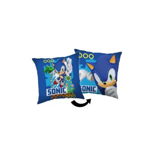 Sonic the Hedgehog Párna - 40x40 cm, Töltelékkel, Kétoldalas 139103522 - Díszpárna