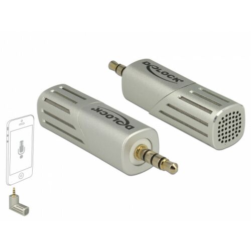 Delock Mikrofón pre smartfón - 3,5 mm Jack, Otočný