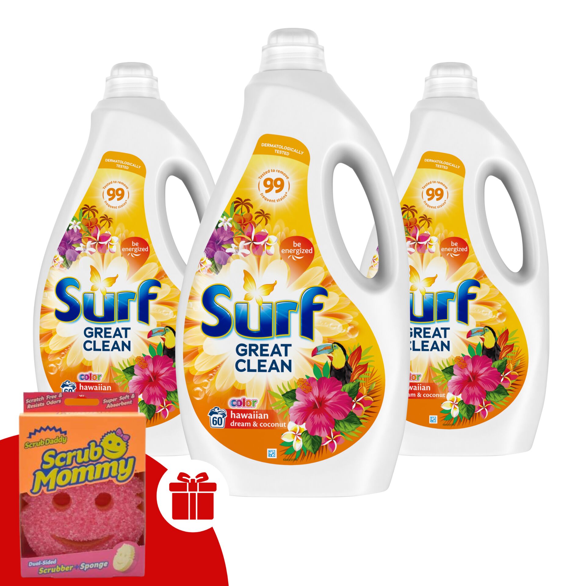 E-shop Tekutý prací gél Surf Hawaiian Dream &amp;amp; Coconut 3x3L - 180...
